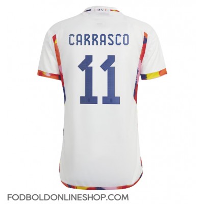 Belgien Yannick Carrasco #11 Udebanetrøje VM 2022 Kortærmet